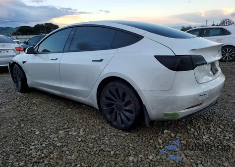 2023 Tesla Model 3 z USA, uszkodzony, nr VIN 5YJ3E1EC1PF544641